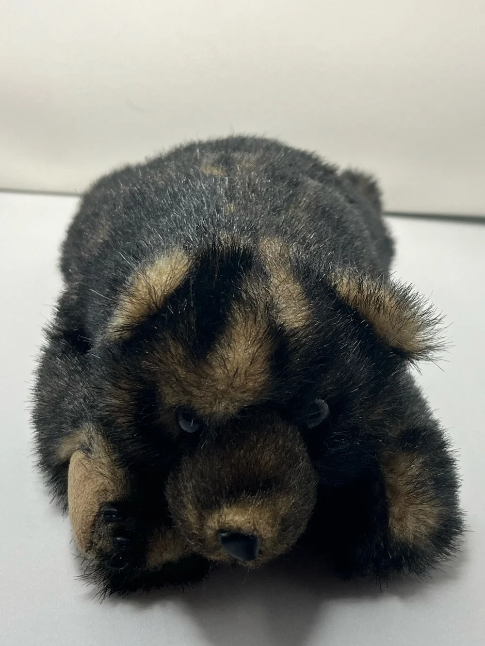 Ditz Designs Realistic Black Bear Plush 14”  Hen House Vintage Stuffed Animal
